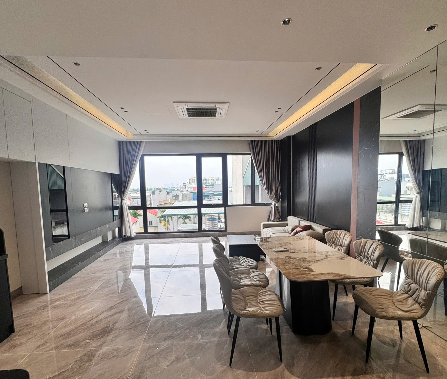 Bán nhà phố Nguyễn Thời Trung, Thạch Bàn, 7 tầng, DT 50m2, MT 5.2m, 4PN, FULL nội thất