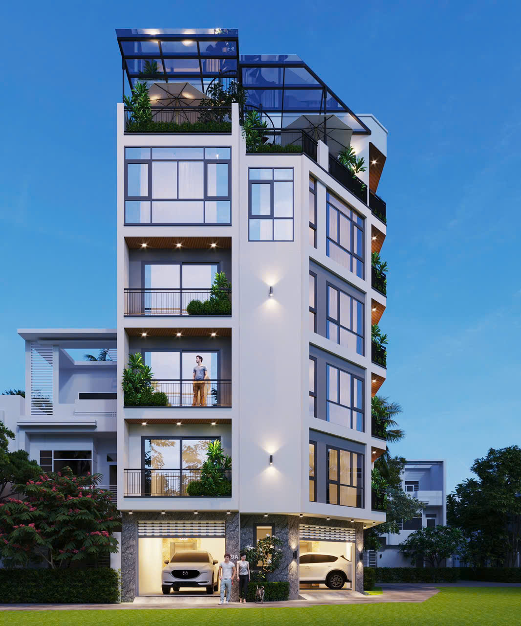 Bán nhà phố Nguyễn Văn Cừ, 7 tầng, DT 50m2, MT 6m, có thang máy, gara ô tô, ĐÃ BÁN