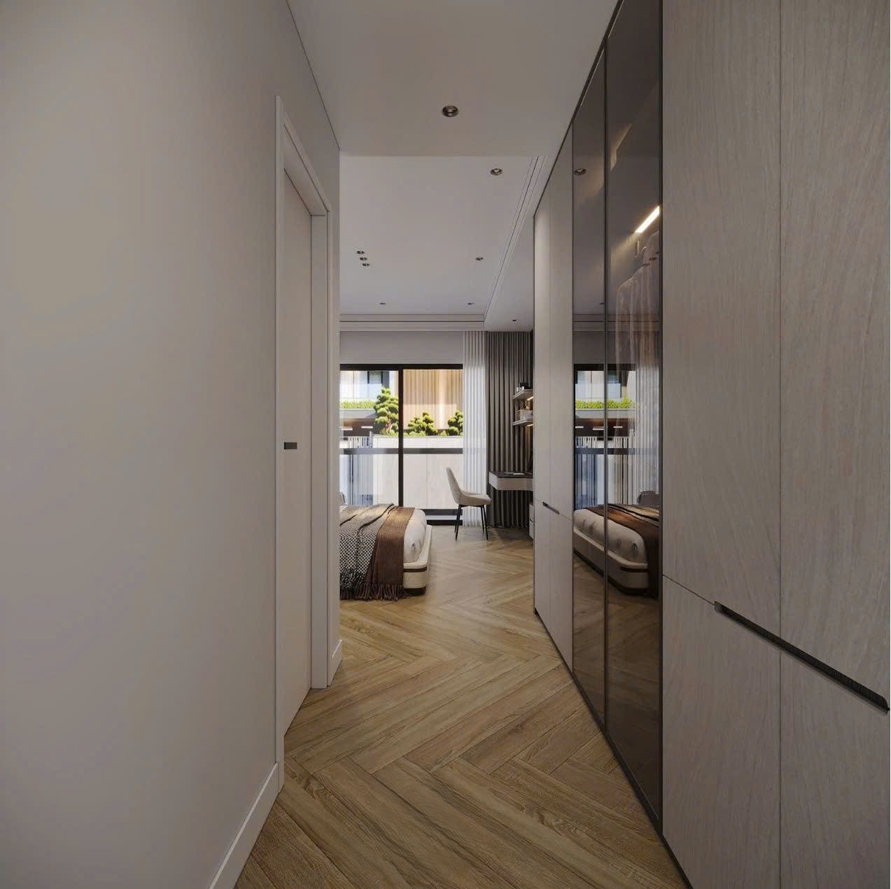Bán nhà phố Hoa Động, gần Hồ Đầm Tranh, 7 tầng, DT 50m2, MT 4m, 4PN, có thang máy, gara