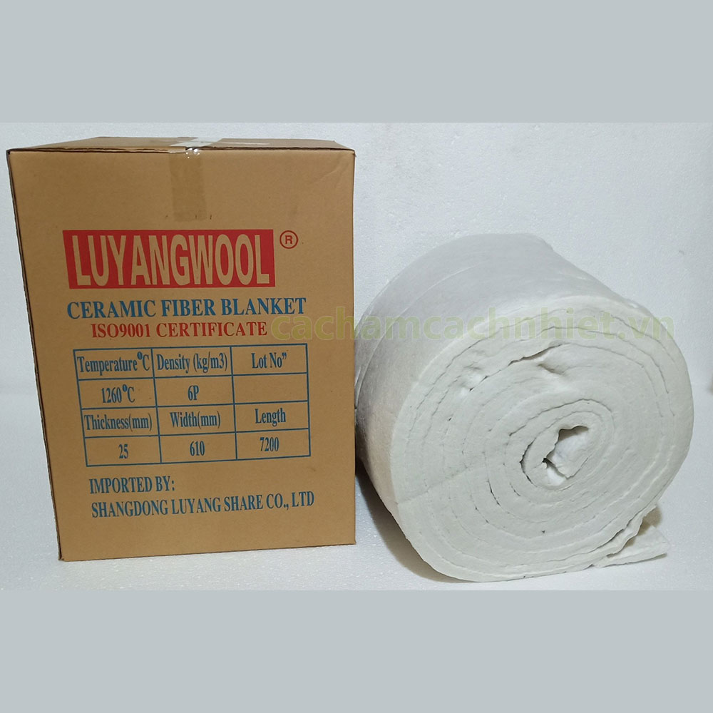 Bông Gốm Ceramic Cách Nhiệt 1260 Độ C