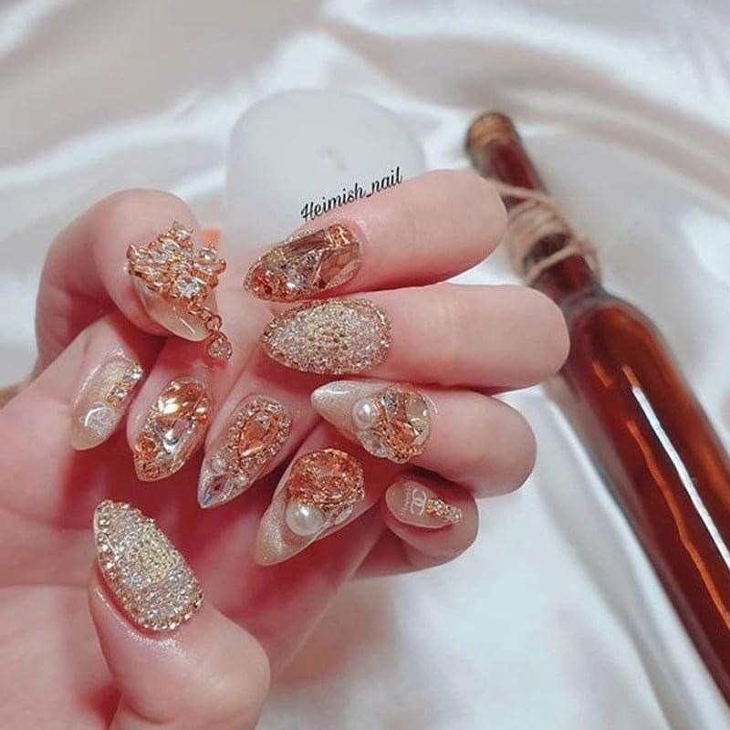 Freeship Max - Hạt bi trắng trong - Đá bi thủy tinh - Đá rắc trang trí nail  - The Nails | Lazada.vn