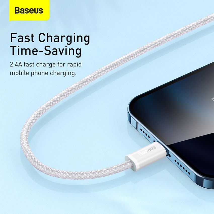 Cáp sạc nhanh và truyền dữ liệu Usb to Lightning 2.4A Baseus Dynamic Series