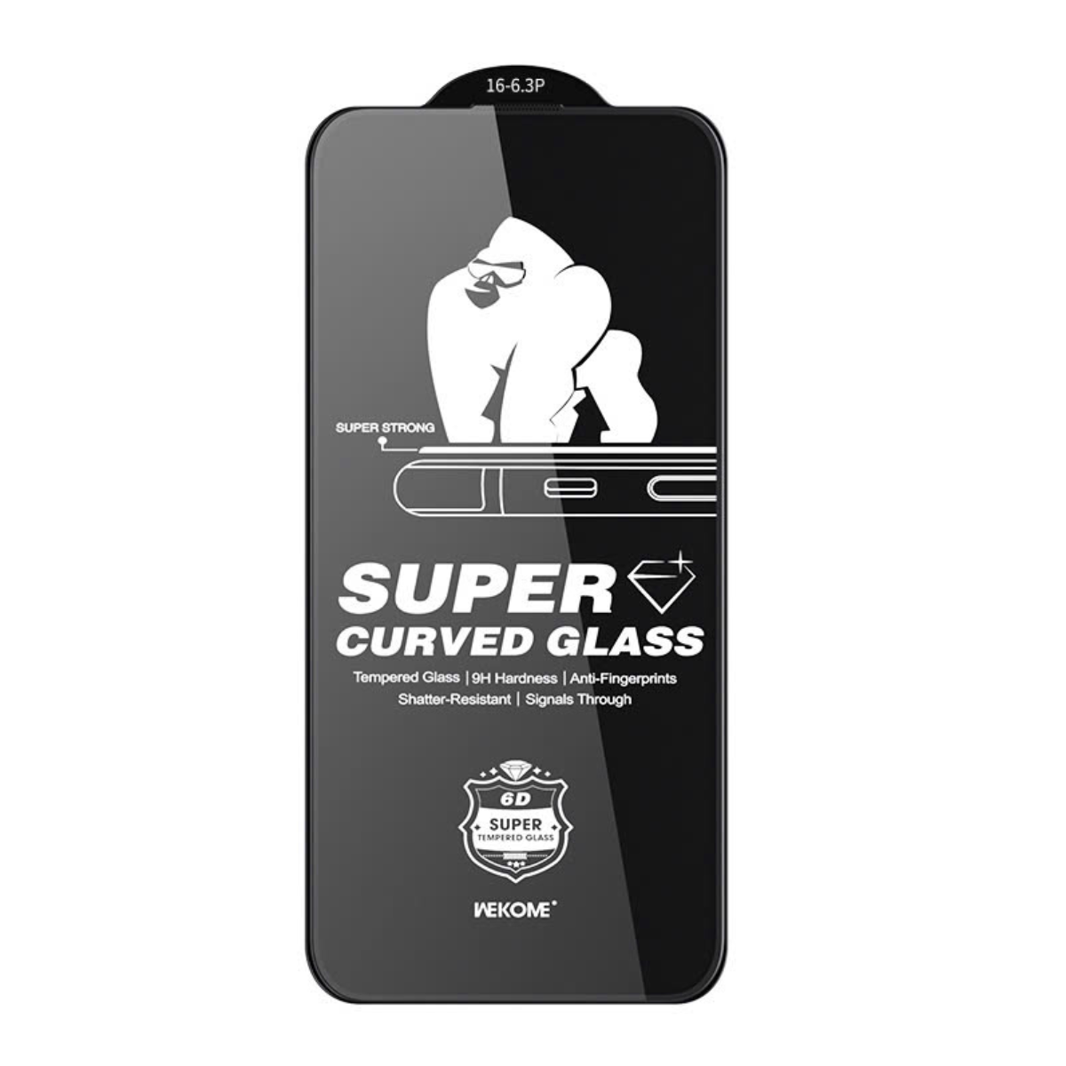 Kính cường lực 6D trong suốt KingKong WTP-107 không viền đen cho các dòng iphone