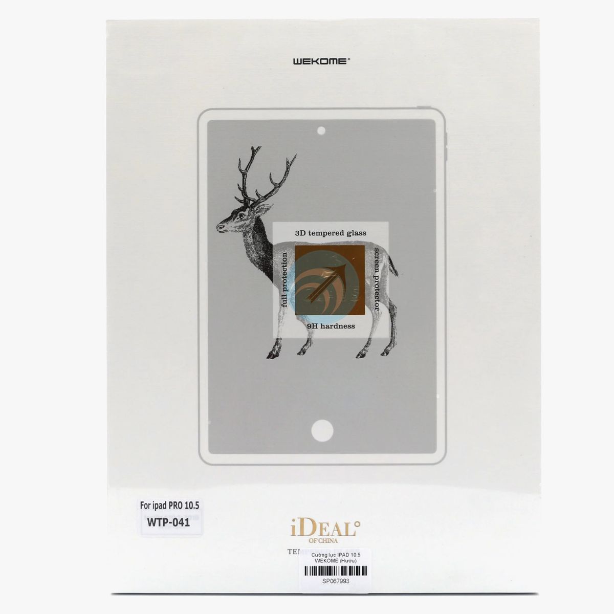 Kính cường lực ipad trong 3D HƯƠU WTP-041 thương hiệu WEKOME (Hàng chính hãng)