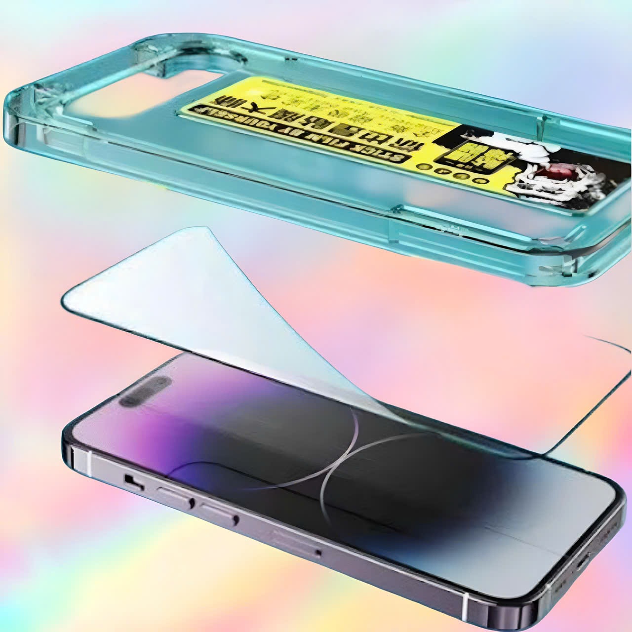 Kính cường lực Iphone 16 trong có khung tự dán KING KONG WTP-034 thương hiệu WEKOME (Hàng chính hãng)