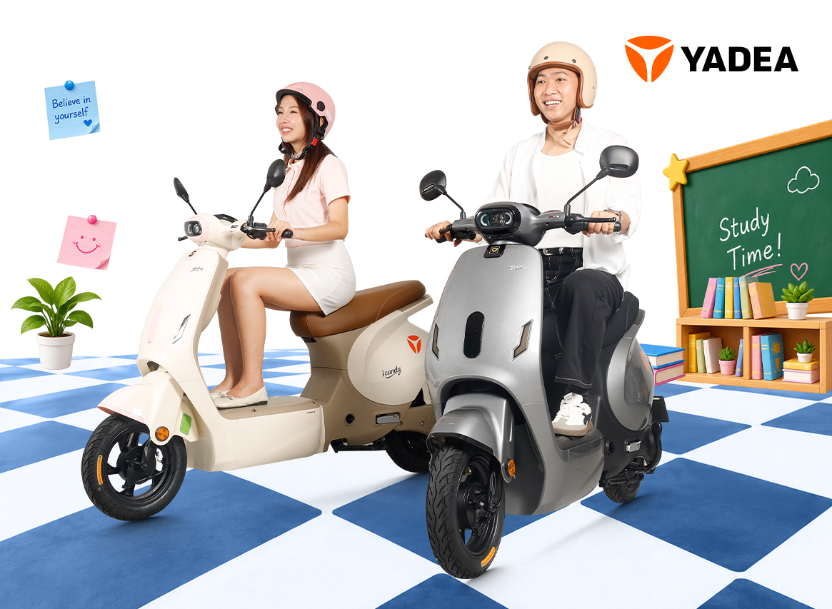 ICANDY Lite: Mẫu Xe Điện Dành Cho Học Sinh, Đi 70km/Lần Sạc