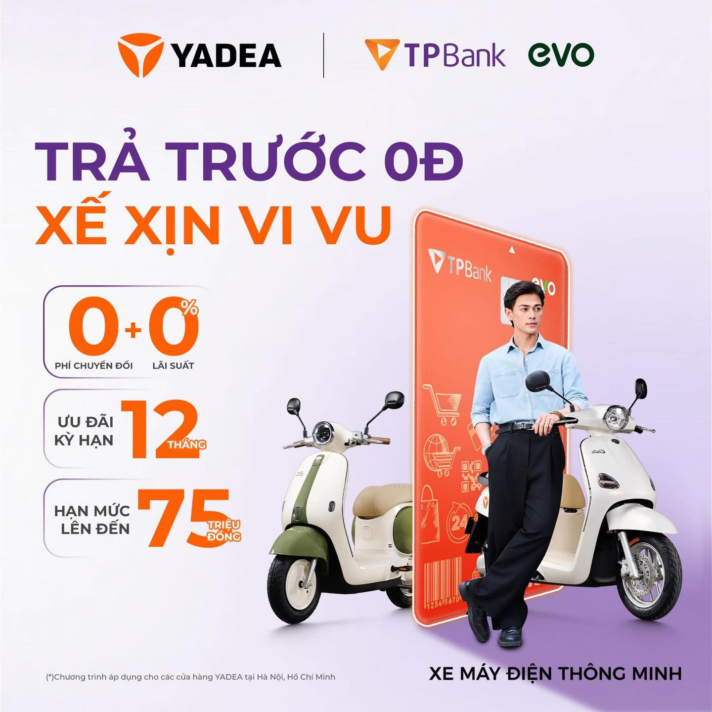 ⚡ TRẢ TRƯỚC 0Đ – NHẬN XE ĐI NGAY CÙNG YADEA VIỆT NHẬT  ⚡