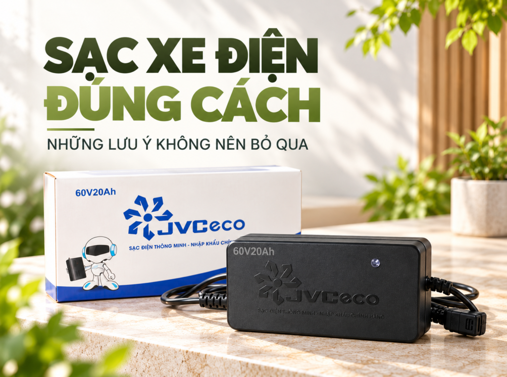 Hướng dẫn sạc xe điện đúng cách: 4 lưu ý giúp tăng tuổi thọ ắc quy