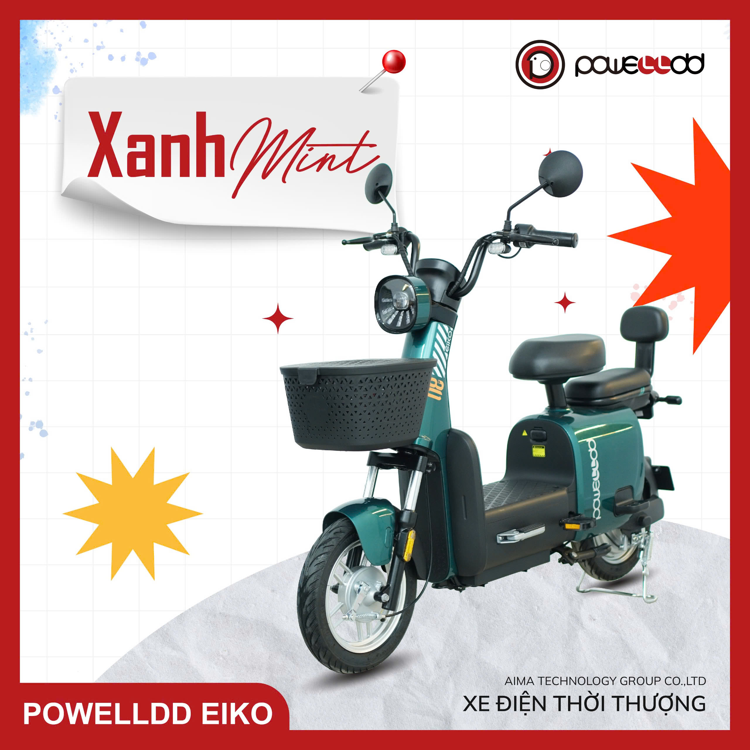Xe Đạp Điện Powelldd EiKo