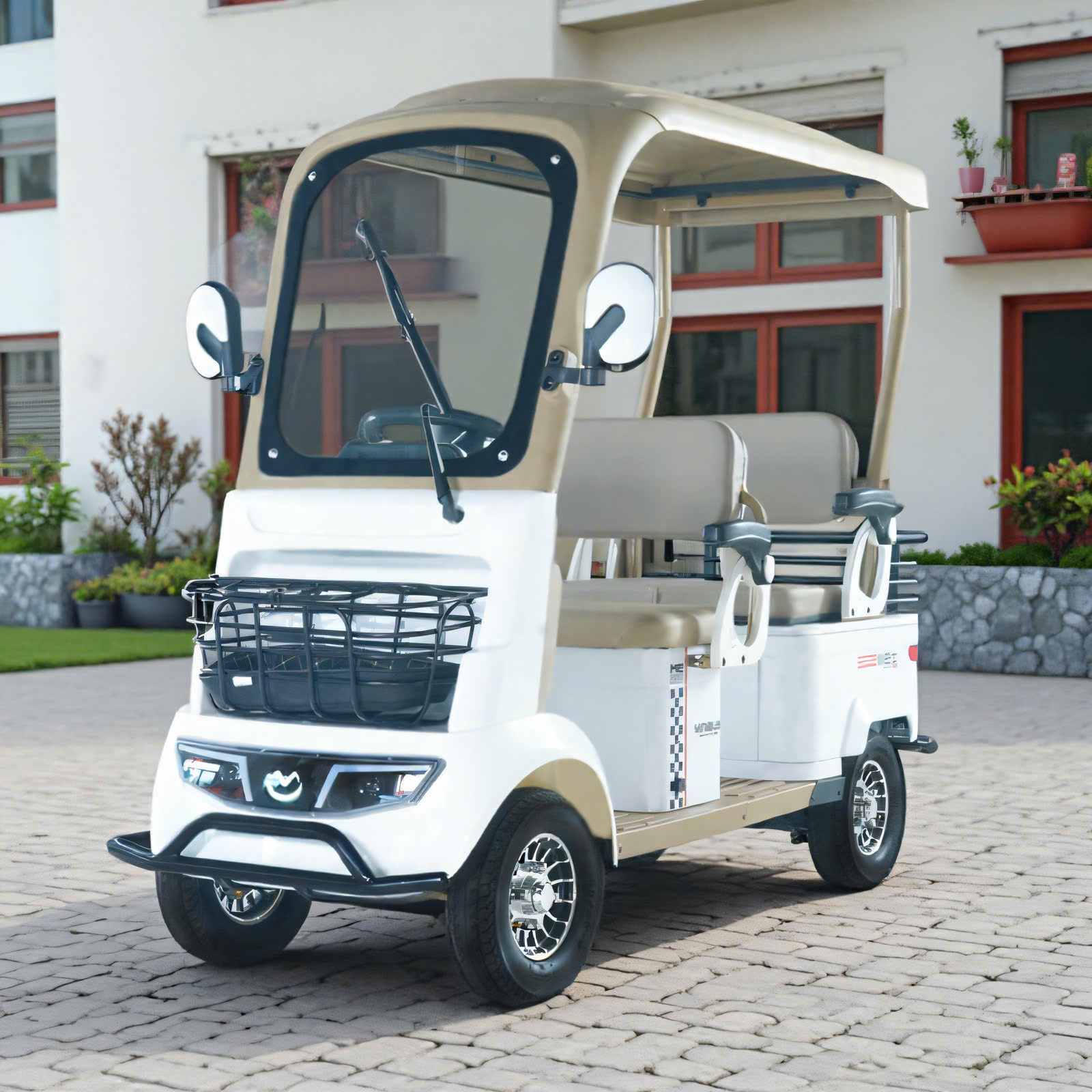 MINIBUS ĐIỆN FUKUO A6 Pro Vô Lăng