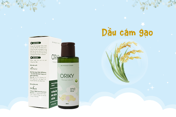 Oriky chứa thành phần dầu cám gạo thiên nhiên rất giàu dưỡng chất