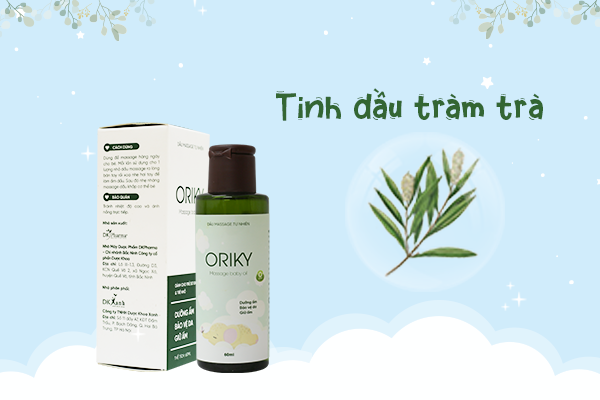 Tinh dầu tràm gió giúp giữ ấm và kháng khuẩn trên da