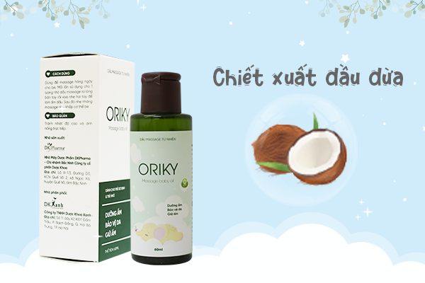 Oriky chứa dầu dừa với công nghệ phân đoạn hiện đại