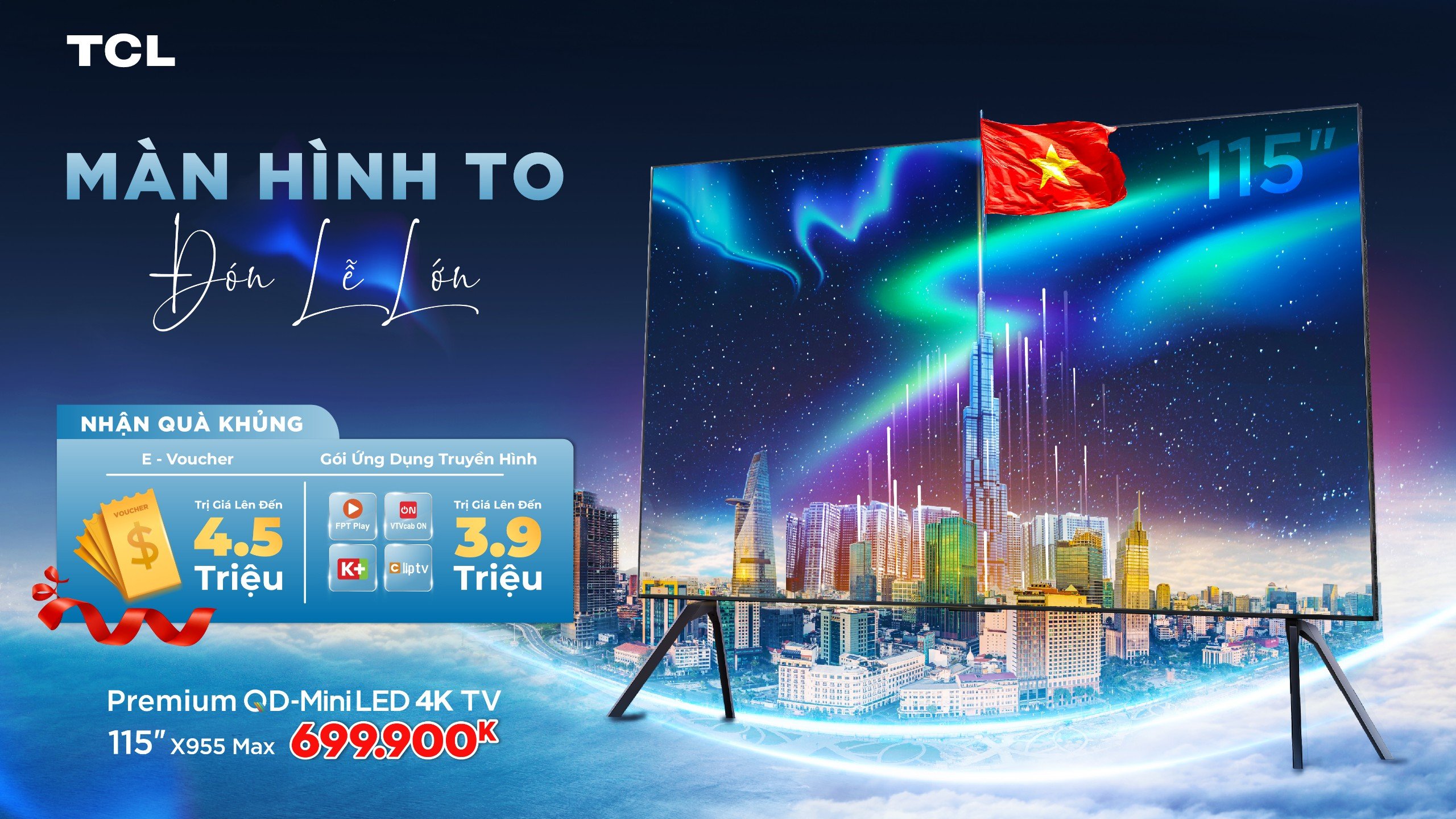 MÀN HÌNH TO- ĐÓN LỄ LỚN