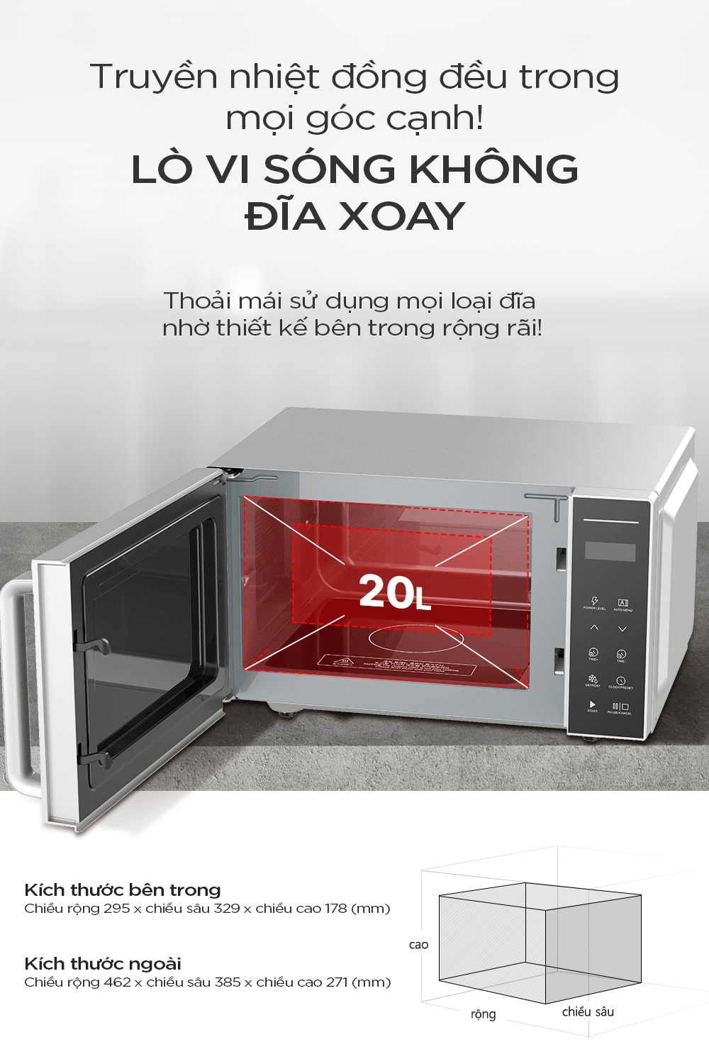 Lò vi sóng Cuckoo CMW-QF2010ES/SICRVNCV