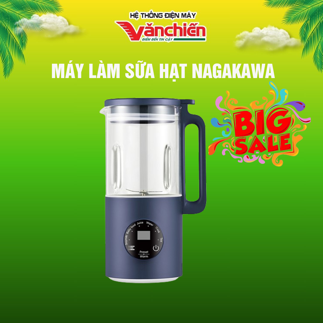 Máy làm sữa hạt đa năng Nagakawa NAG0825