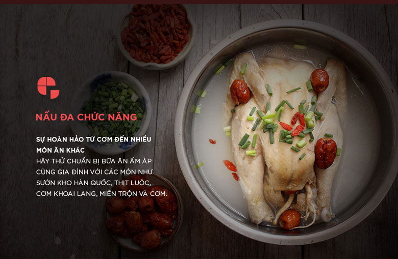 Nồi cơm điện áp suất điện tử Cuckoo 1.8 lít CRP-QW1000F/SIBKVNCV