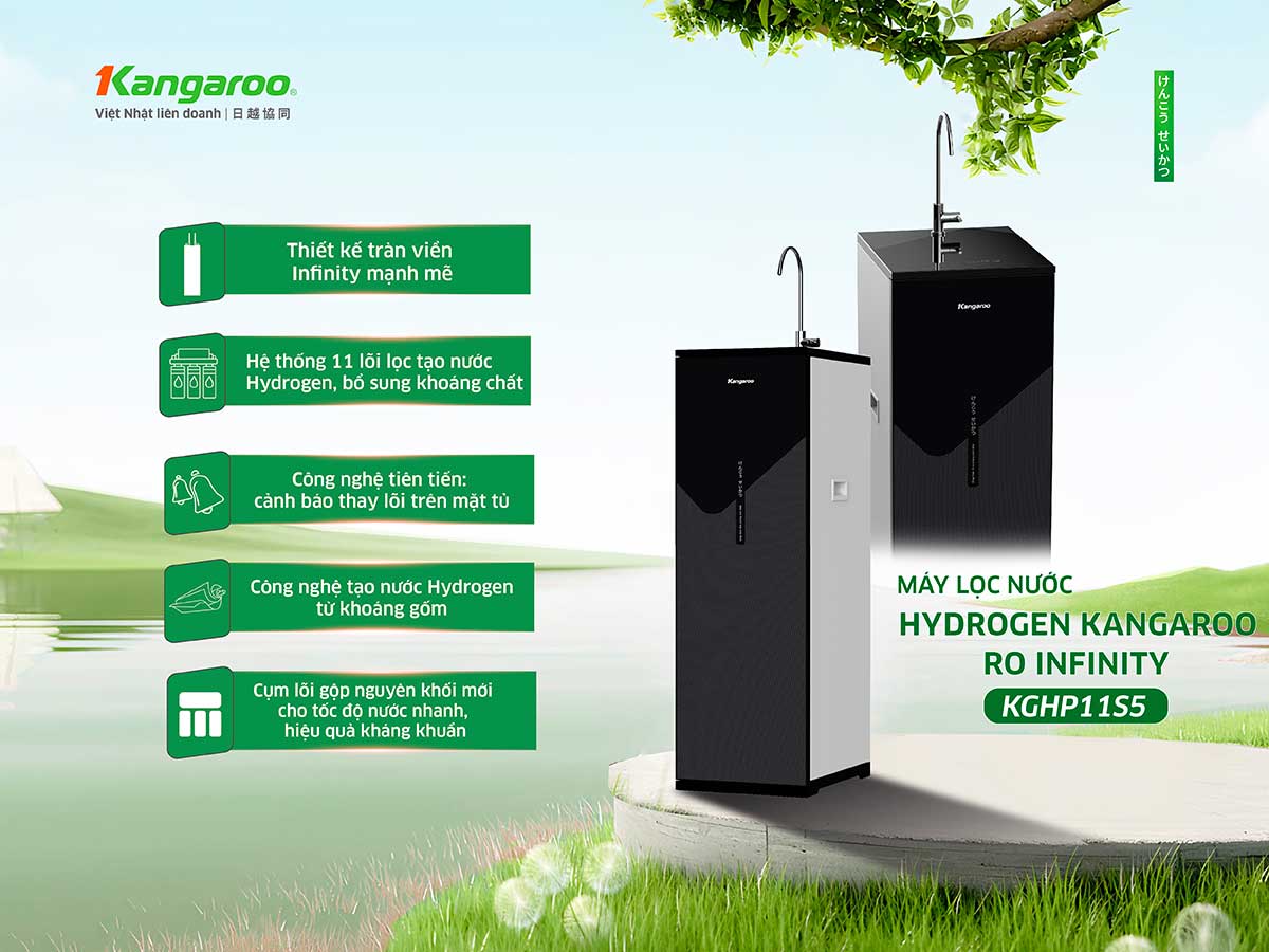 Máy lọc nước Kangaroo Hydrogen Infinity KGHP11S5