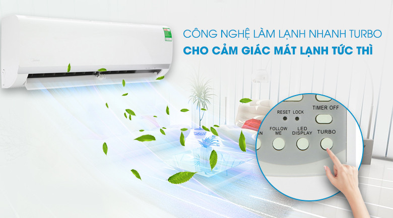 Điều hòa Midea 1 chiều 18.000Btu MSAFII-18CRN8