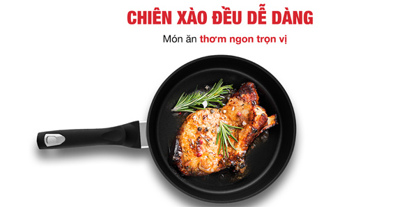 Chảo chống dính nguyên khối đáy từ Nagakawa Fuyu NAG2605 (26cm)