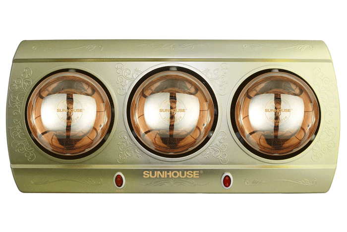 Đèn sưởi nhà tắm Sunhouse SHD3813 - 3 bóng | Điện Máy Văn Chiến