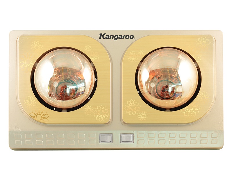 Đèn sưởi nhà tắm Kangaroo KG248, 2 bóng | Điện Máy Văn Chiến