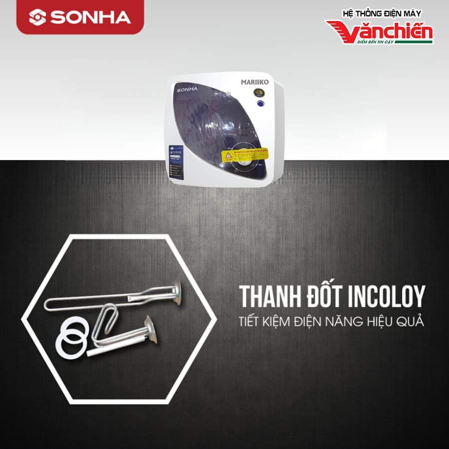 Bình nóng lạnh SƠN HÀ MARIIKO 20L vuông MR5520V