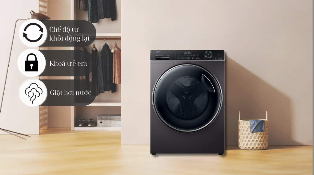 Máy giặt Aqua Inverter 13 kg AW13-BP4959K(S8)