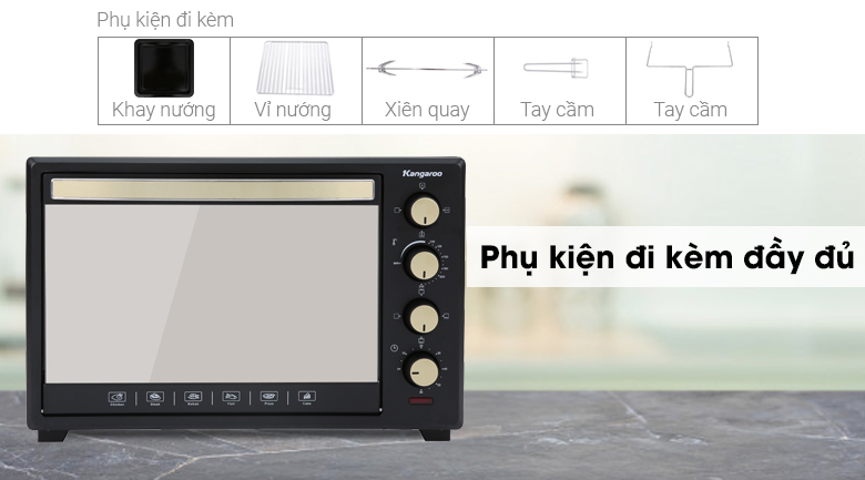 Lò nướng Kangaroo KG5201 52 lít