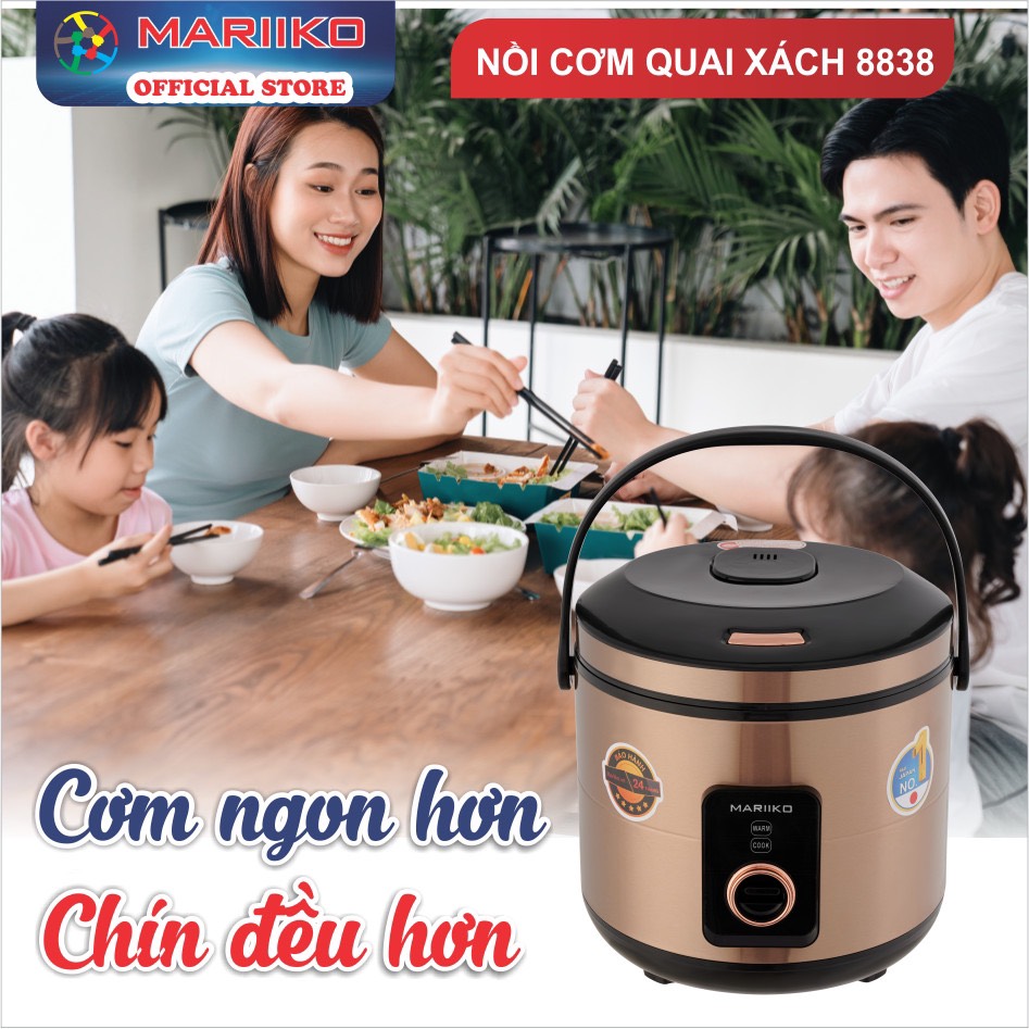 Nồi cơm điện nắp gài Mariiko MR8838
