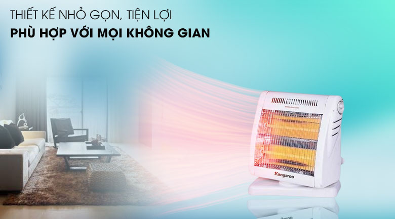 Đèn sưởi Kangaroo Halogen KG1018C