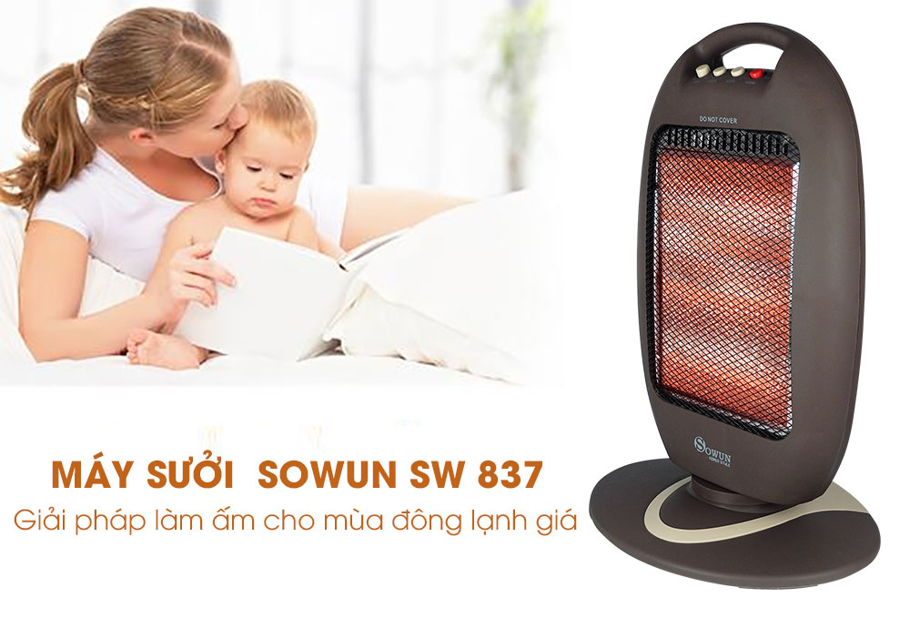 Quạt sưởi Sowun SW837
