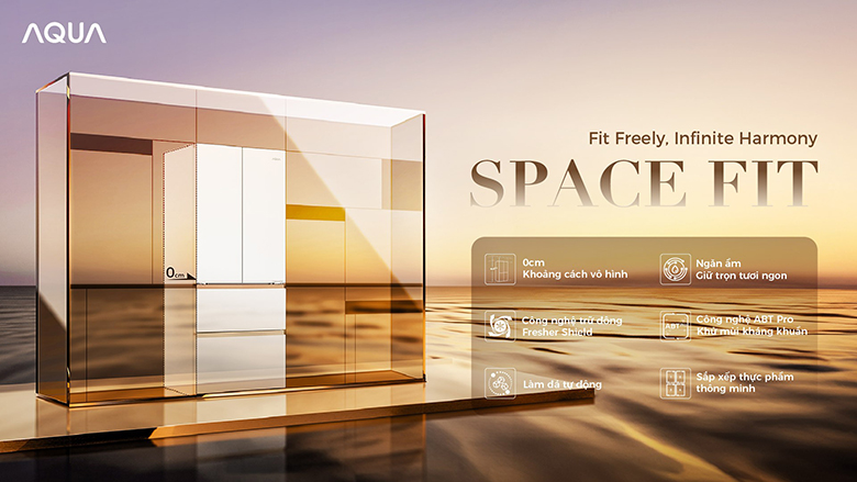 Tủ lạnh Aqua Inverter 515 lít Multi Door AQR-MA590XA(MC)U1