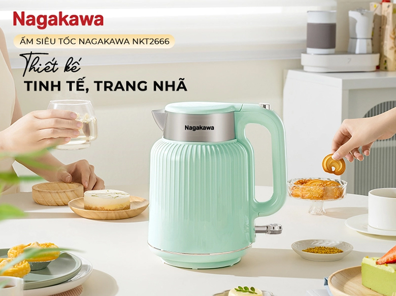 Ấm siêu tốc Nagakawa NKT2666
