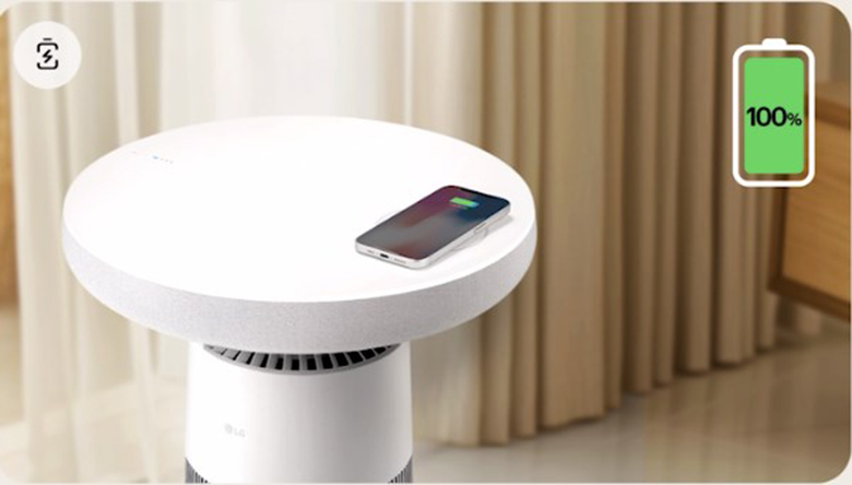 Máy lọc không khí kết hợp Loa LG PuriCare Aero Speaker 46W AS20GSHU0