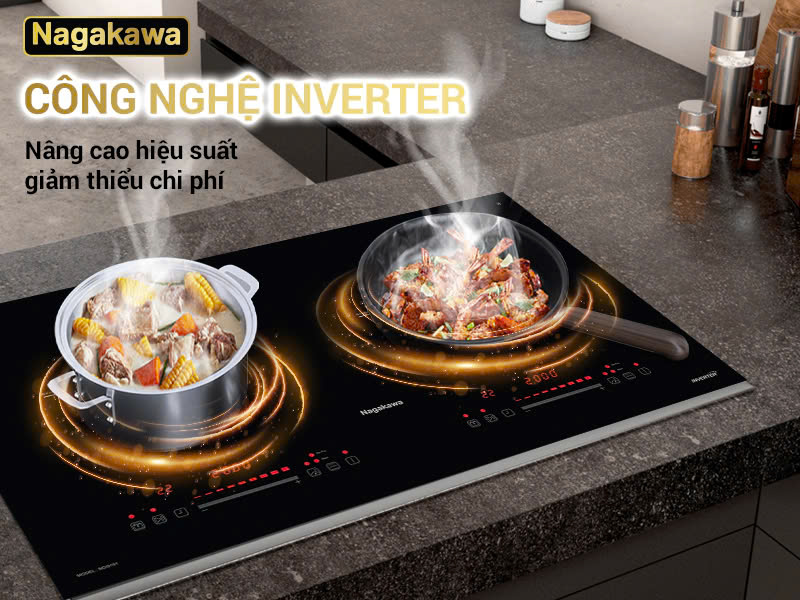 Bếp điện từ đôi Inverter Nagakawa NDI9191