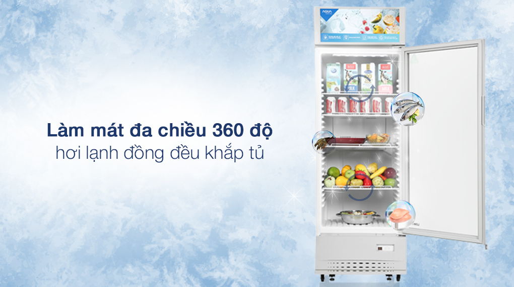 Tủ mát AQUA 280 lít AQS-AF400S
