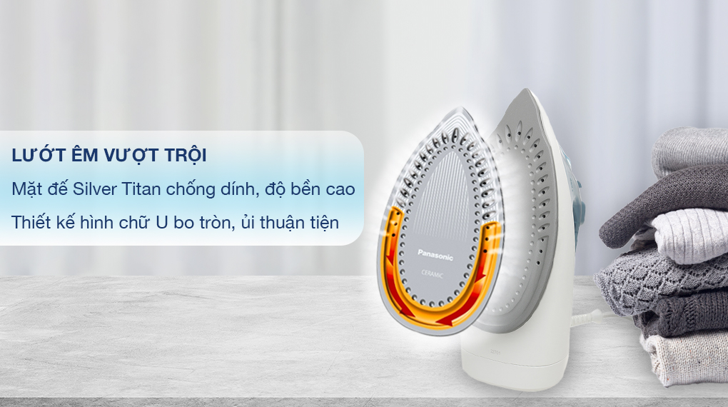 Bàn là hơi nước Panasonic 2300W NI-S430GRA