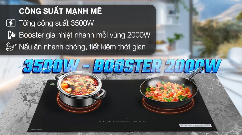 Bếp từ đôi lắp âm Panasonic KY-R72AELYUE