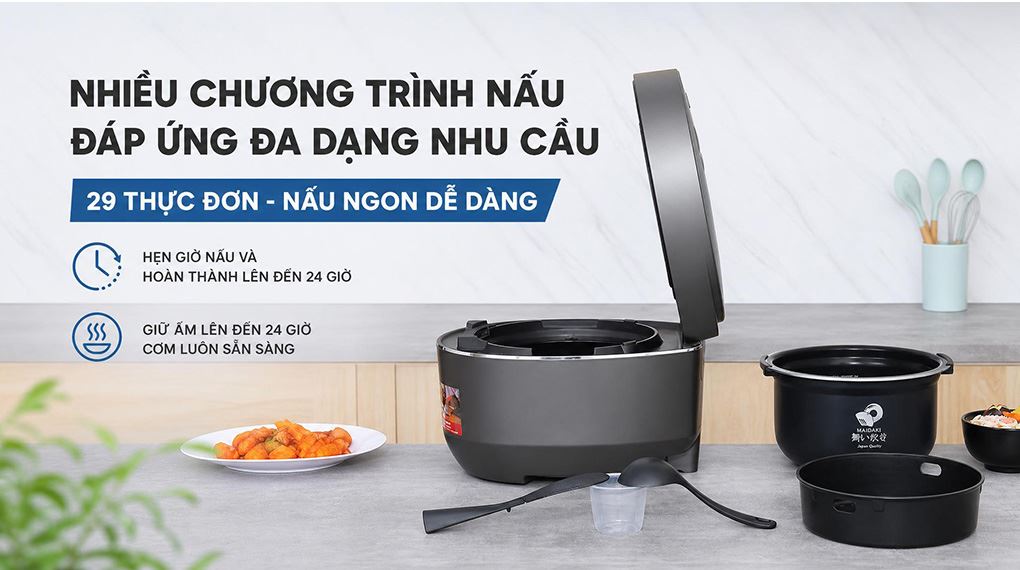 Nồi cơm điện áp suất cao tần Sharp 1.8 lít KS-XW181V-S