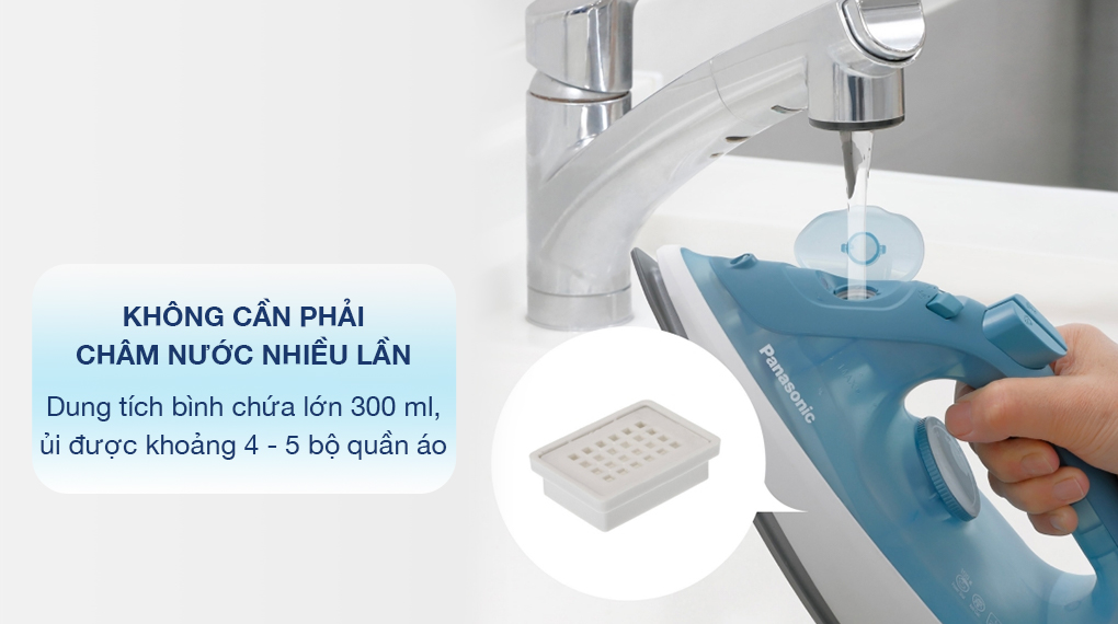 Bàn là hơi nước Panasonic 2300W NI-S430GRA