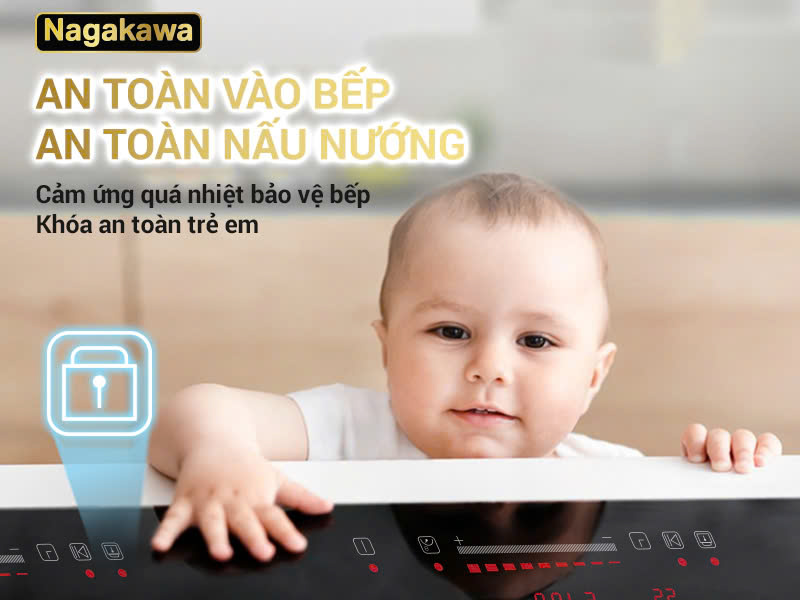 Bếp điện từ đôi Inverter Nagakawa NDI9191