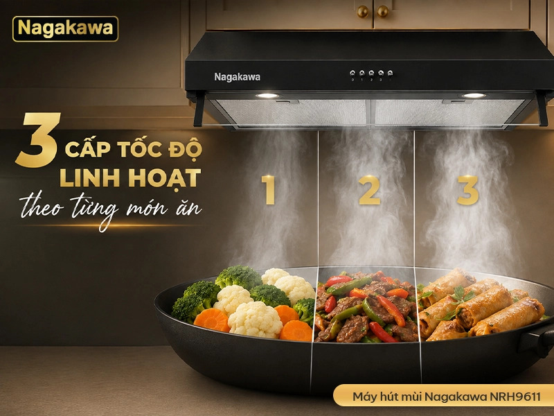 Máy hút mùi Nagakawa NRH9611