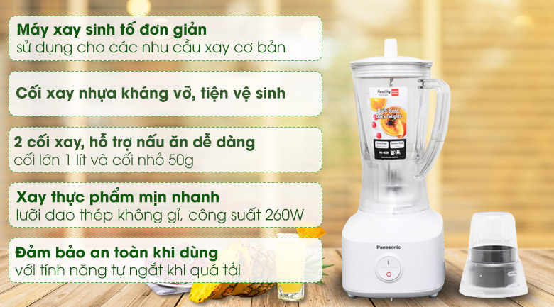 Máy xay sinh tố Panasonic MX-M200WRA