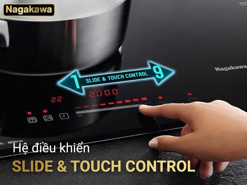 Bếp điện từ đôi Inverter Nagakawa NDI9191