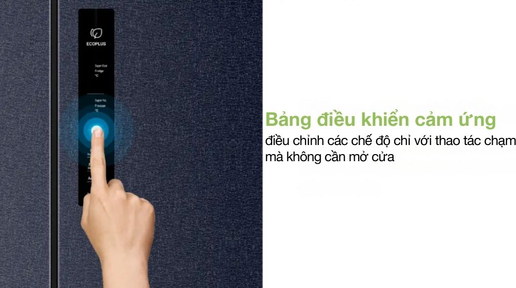 Tủ lạnh Aqua Inverter 410 lít Multi Door AQR-M466XA(CBC)