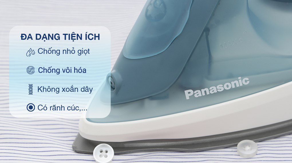 Bàn là hơi nước Panasonic 2300W NI-S430GRA