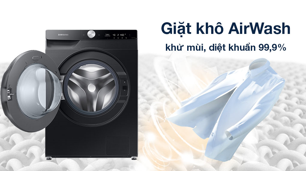 Máy giặt sấy Samsung AI Inverter 14kg WD14TP44DSB/SV