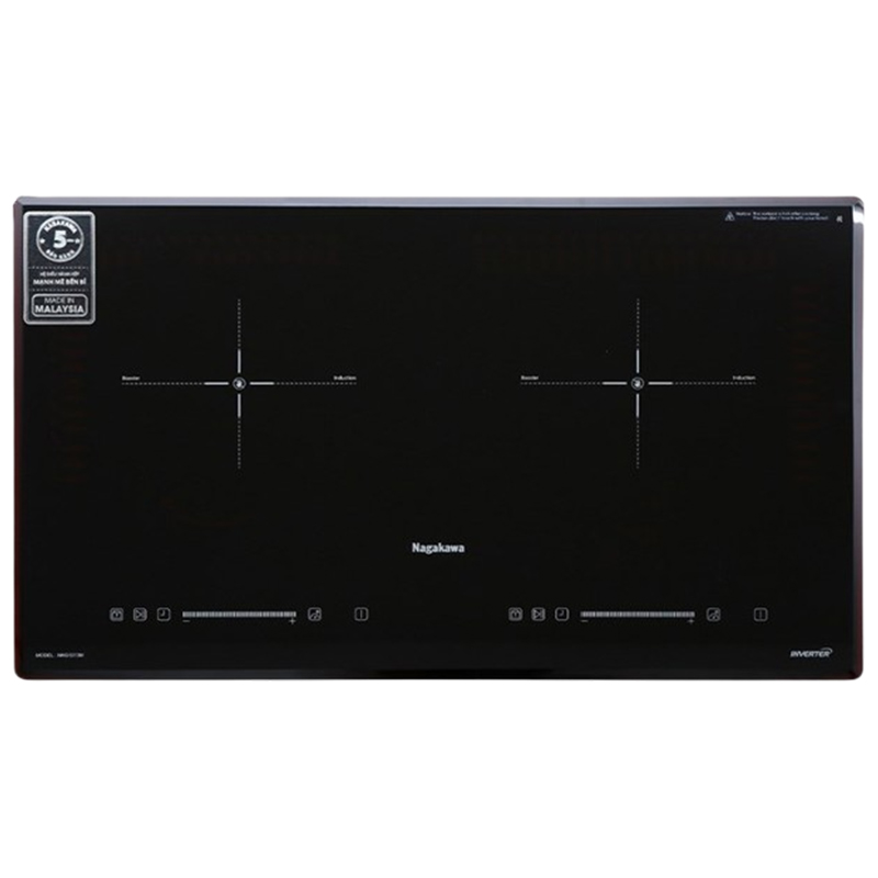 Bếp từ đôi lắp âm Nagakawa NAG1213M