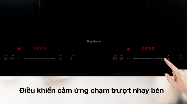 Bếp từ đôi lắp âm Nagakawa NAG1213M